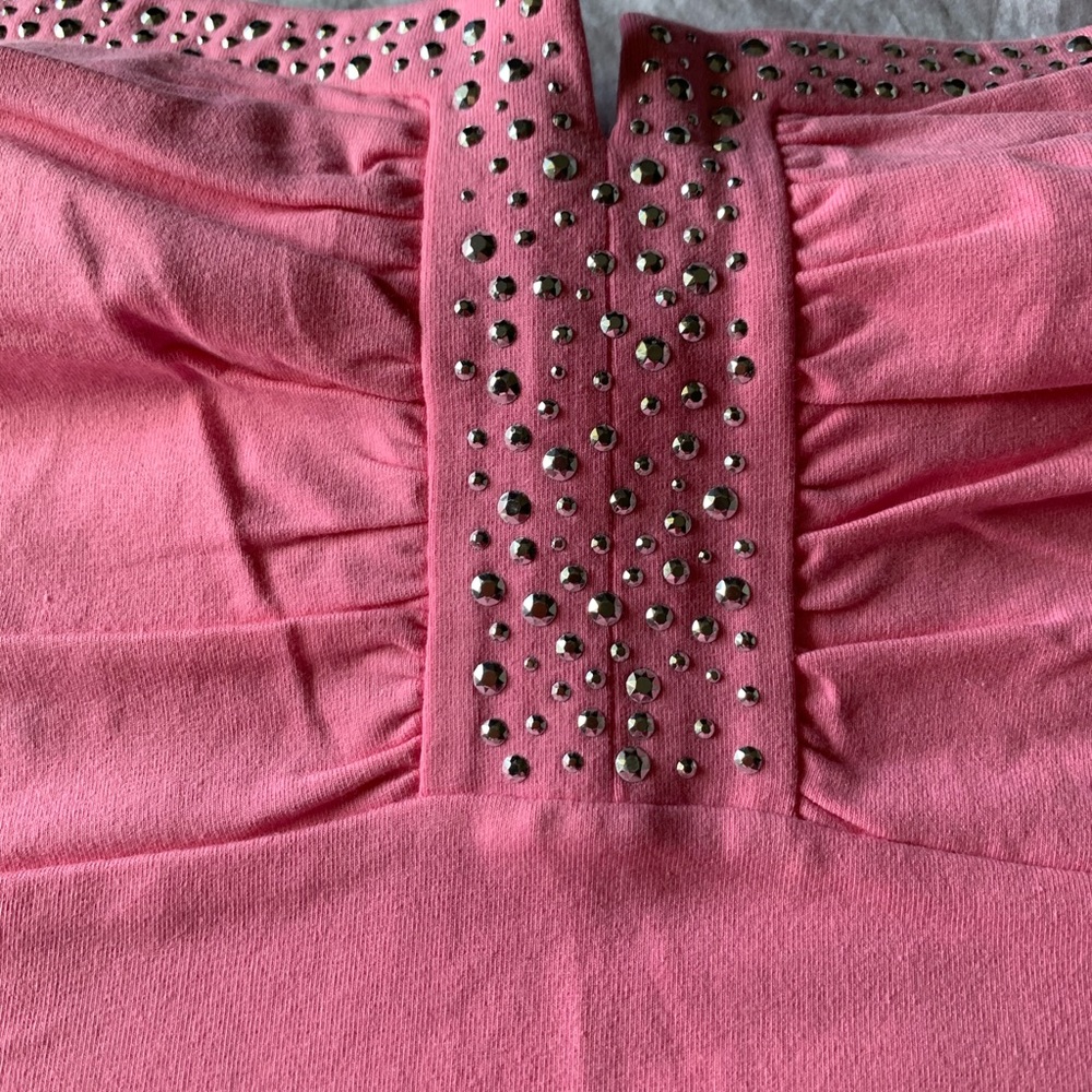 Studded tube top